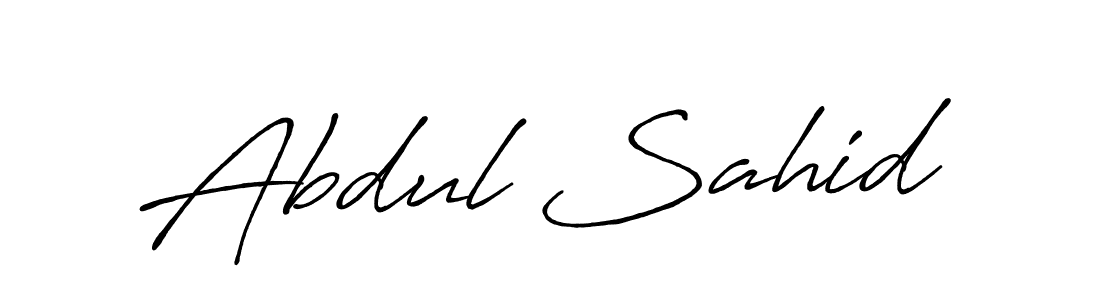 Also we have Abdul Sahid name is the best signature style. Create professional handwritten signature collection using Antro_Vectra_Bolder autograph style. Abdul Sahid signature style 7 images and pictures png