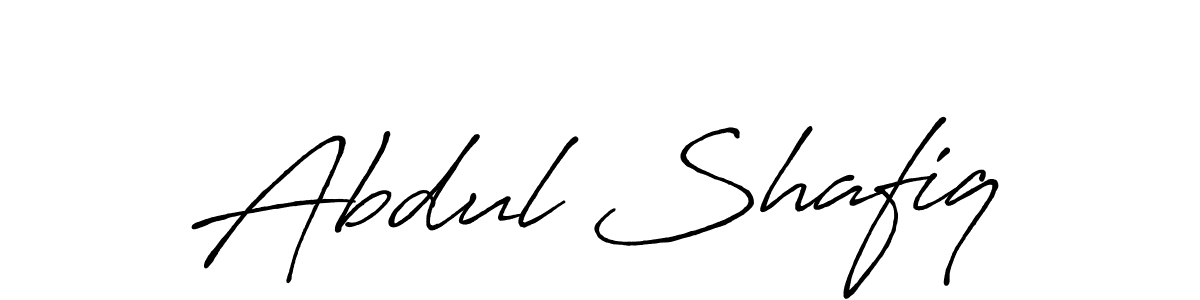 Also You can easily find your signature by using the search form. We will create Abdul Shafiq name handwritten signature images for you free of cost using Antro_Vectra_Bolder sign style. Abdul Shafiq signature style 7 images and pictures png