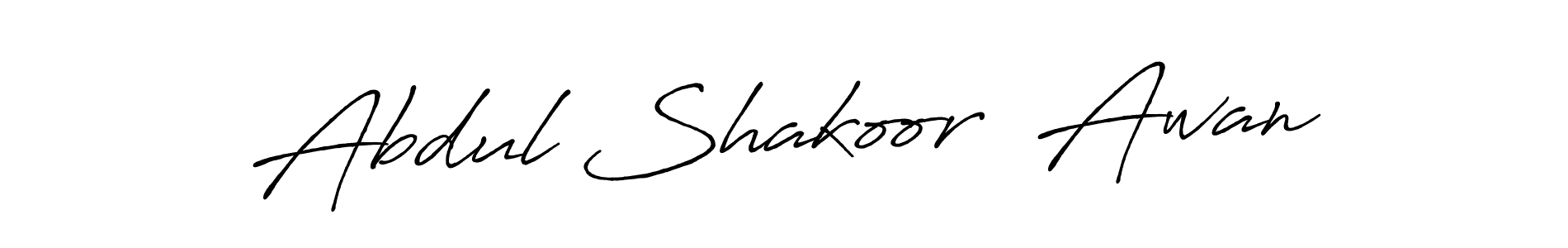 You can use this online signature creator to create a handwritten signature for the name Abdul Shakoor  Awan. This is the best online autograph maker. Abdul Shakoor  Awan signature style 7 images and pictures png
