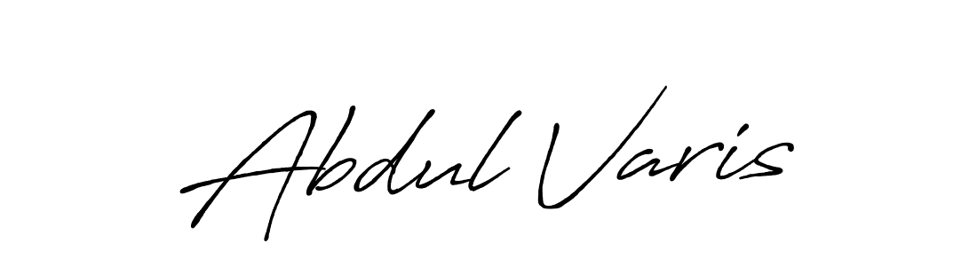 Also we have Abdul Varis name is the best signature style. Create professional handwritten signature collection using Antro_Vectra_Bolder autograph style. Abdul Varis signature style 7 images and pictures png