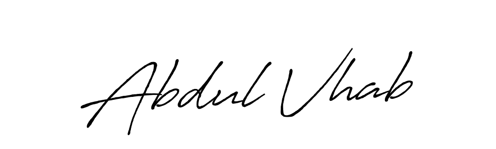 This is the best signature style for the Abdul Vhab name. Also you like these signature font (Antro_Vectra_Bolder). Mix name signature. Abdul Vhab signature style 7 images and pictures png