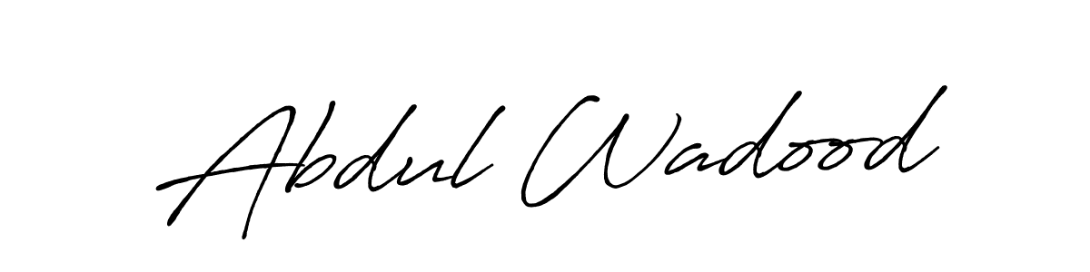 It looks lik you need a new signature style for name Abdul Wadood. Design unique handwritten (Antro_Vectra_Bolder) signature with our free signature maker in just a few clicks. Abdul Wadood signature style 7 images and pictures png