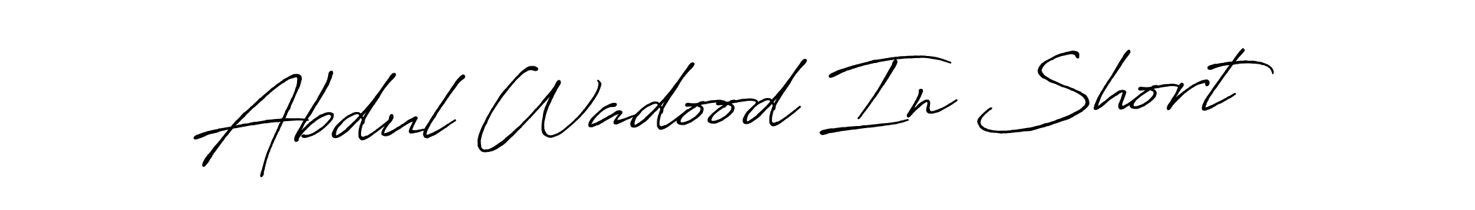 Here are the top 10 professional signature styles for the name Abdul Wadood In Short. These are the best autograph styles you can use for your name. Abdul Wadood In Short signature style 7 images and pictures png