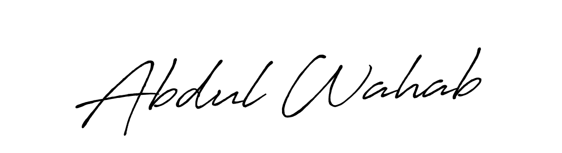 This is the best signature style for the Abdul Wahab name. Also you like these signature font (Antro_Vectra_Bolder). Mix name signature. Abdul Wahab signature style 7 images and pictures png