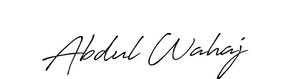 if you are searching for the best signature style for your name Abdul Wahaj. so please give up your signature search. here we have designed multiple signature styles  using Antro_Vectra_Bolder. Abdul Wahaj signature style 7 images and pictures png