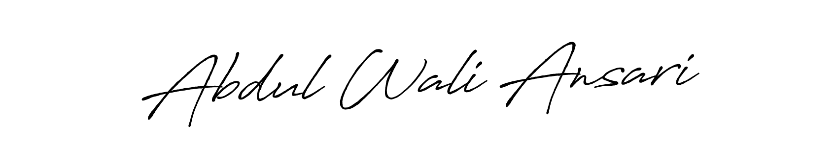See photos of Abdul Wali Ansari official signature by Spectra . Check more albums & portfolios. Read reviews & check more about Antro_Vectra_Bolder font. Abdul Wali Ansari signature style 7 images and pictures png