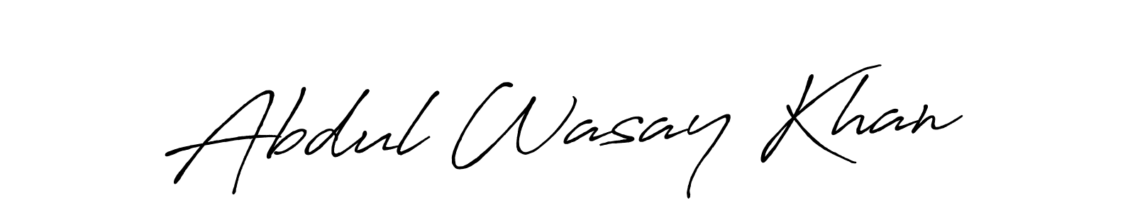 How to make Abdul Wasay Khan signature? Antro_Vectra_Bolder is a professional autograph style. Create handwritten signature for Abdul Wasay Khan name. Abdul Wasay Khan signature style 7 images and pictures png