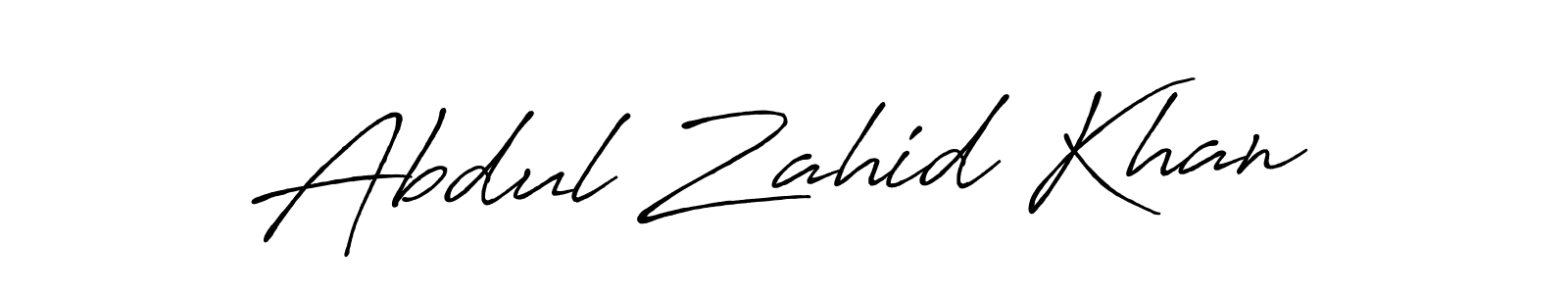 It looks lik you need a new signature style for name Abdul Zahid Khan. Design unique handwritten (Antro_Vectra_Bolder) signature with our free signature maker in just a few clicks. Abdul Zahid Khan signature style 7 images and pictures png