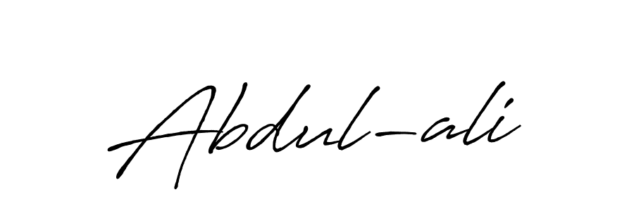 How to make Abdul-ali signature? Antro_Vectra_Bolder is a professional autograph style. Create handwritten signature for Abdul-ali name. Abdul-ali signature style 7 images and pictures png