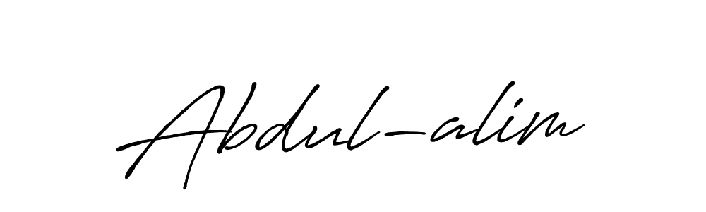 Also we have Abdul-alim name is the best signature style. Create professional handwritten signature collection using Antro_Vectra_Bolder autograph style. Abdul-alim signature style 7 images and pictures png