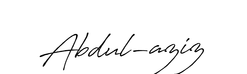 Also You can easily find your signature by using the search form. We will create Abdul-aziz name handwritten signature images for you free of cost using Antro_Vectra_Bolder sign style. Abdul-aziz signature style 7 images and pictures png