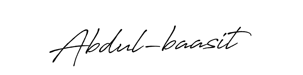 Design your own signature with our free online signature maker. With this signature software, you can create a handwritten (Antro_Vectra_Bolder) signature for name Abdul-baasit. Abdul-baasit signature style 7 images and pictures png