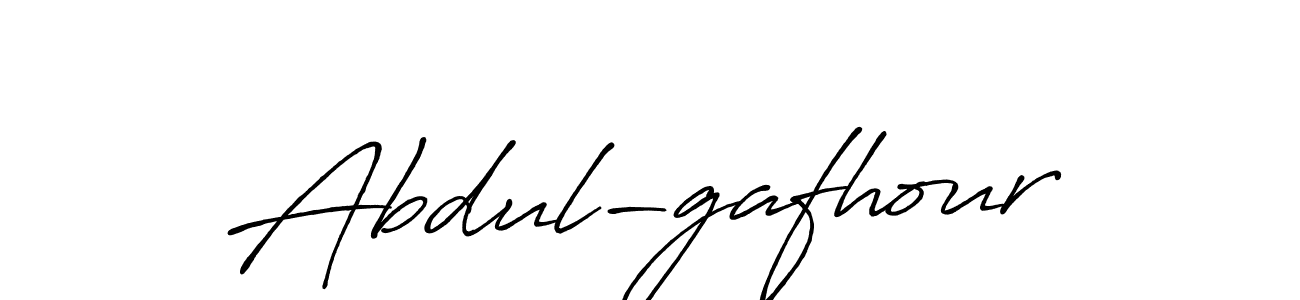 How to make Abdul-gafhour name signature. Use Antro_Vectra_Bolder style for creating short signs online. This is the latest handwritten sign. Abdul-gafhour signature style 7 images and pictures png
