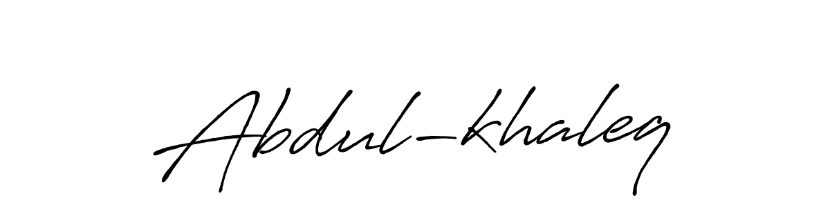 It looks lik you need a new signature style for name Abdul-khaleq. Design unique handwritten (Antro_Vectra_Bolder) signature with our free signature maker in just a few clicks. Abdul-khaleq signature style 7 images and pictures png