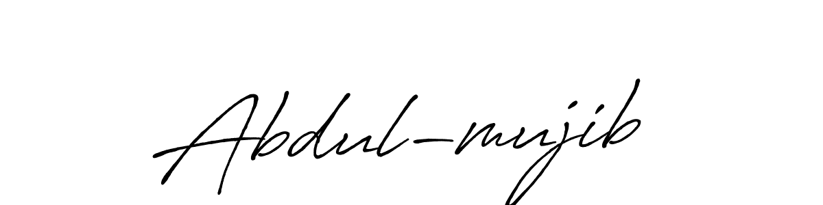 It looks lik you need a new signature style for name Abdul-mujib . Design unique handwritten (Antro_Vectra_Bolder) signature with our free signature maker in just a few clicks. Abdul-mujib  signature style 7 images and pictures png