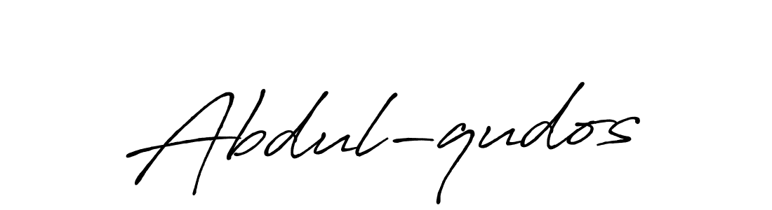 It looks lik you need a new signature style for name Abdul-qudos. Design unique handwritten (Antro_Vectra_Bolder) signature with our free signature maker in just a few clicks. Abdul-qudos signature style 7 images and pictures png