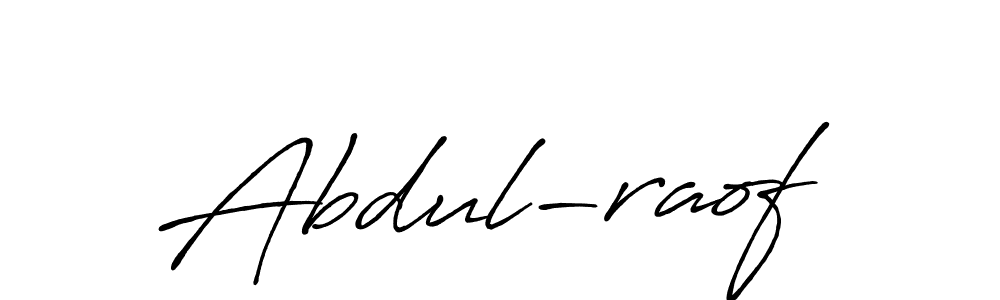 How to make Abdul-raof signature? Antro_Vectra_Bolder is a professional autograph style. Create handwritten signature for Abdul-raof name. Abdul-raof signature style 7 images and pictures png