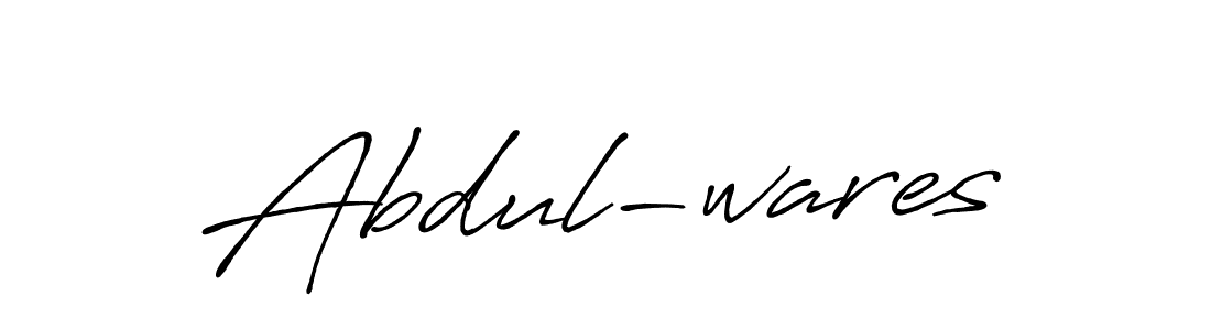 It looks lik you need a new signature style for name Abdul-wares. Design unique handwritten (Antro_Vectra_Bolder) signature with our free signature maker in just a few clicks. Abdul-wares signature style 7 images and pictures png