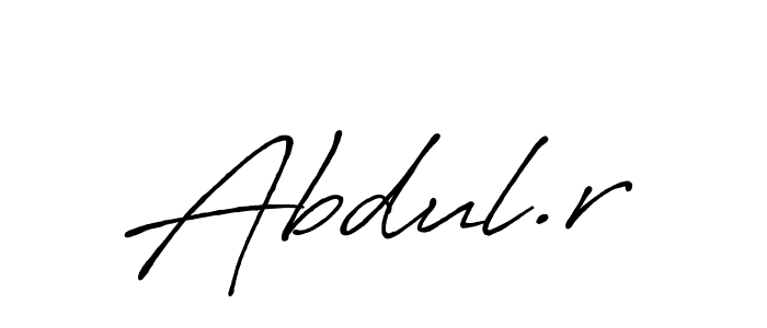 Also we have Abdul.r name is the best signature style. Create professional handwritten signature collection using Antro_Vectra_Bolder autograph style. Abdul.r signature style 7 images and pictures png