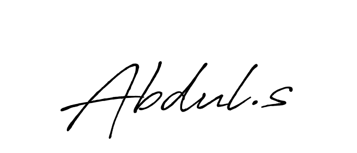 Abdul.s stylish signature style. Best Handwritten Sign (Antro_Vectra_Bolder) for my name. Handwritten Signature Collection Ideas for my name Abdul.s. Abdul.s signature style 7 images and pictures png