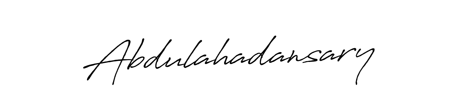 Here are the top 10 professional signature styles for the name Abdulahadansary. These are the best autograph styles you can use for your name. Abdulahadansary signature style 7 images and pictures png