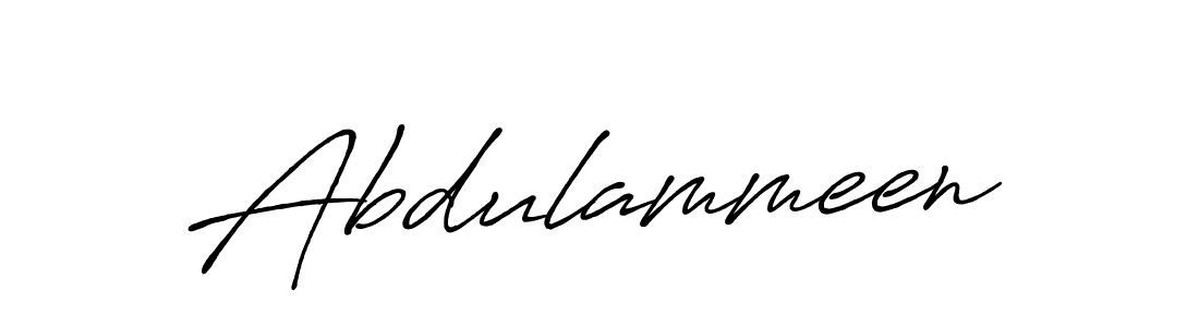 Use a signature maker to create a handwritten signature online. With this signature software, you can design (Antro_Vectra_Bolder) your own signature for name Abdulammeen. Abdulammeen signature style 7 images and pictures png