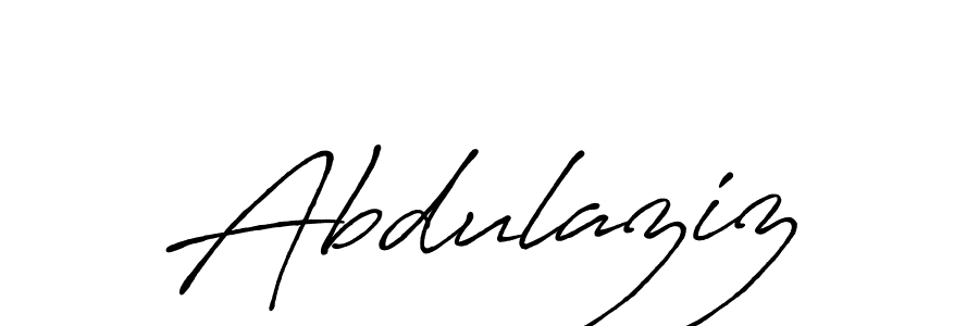 Abdulaziz stylish signature style. Best Handwritten Sign (Antro_Vectra_Bolder) for my name. Handwritten Signature Collection Ideas for my name Abdulaziz. Abdulaziz signature style 7 images and pictures png