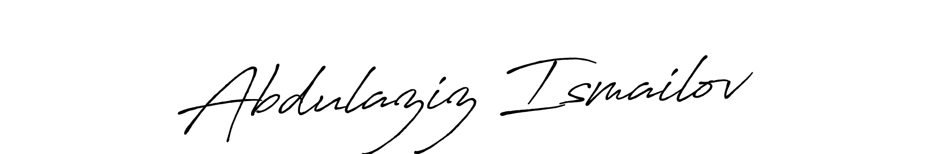 Use a signature maker to create a handwritten signature online. With this signature software, you can design (Antro_Vectra_Bolder) your own signature for name Abdulaziz Ismailov. Abdulaziz Ismailov signature style 7 images and pictures png