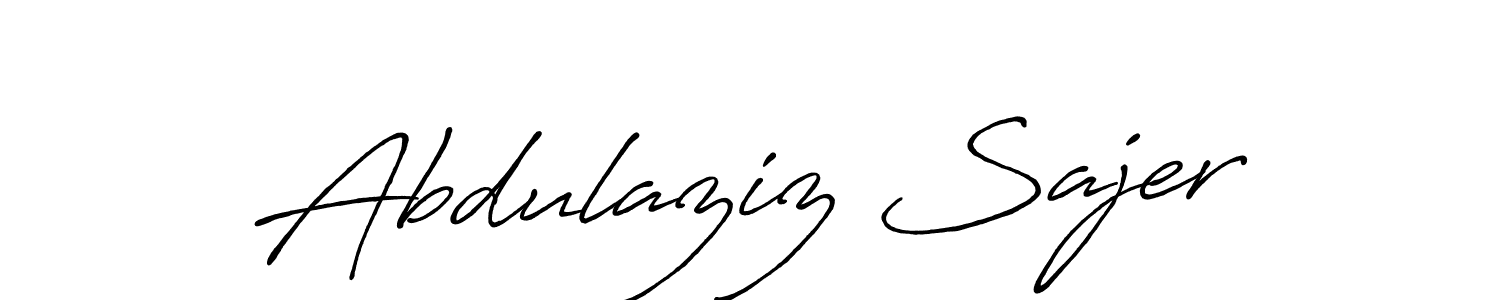 Make a beautiful signature design for name Abdulaziz Sajer. Use this online signature maker to create a handwritten signature for free. Abdulaziz Sajer signature style 7 images and pictures png