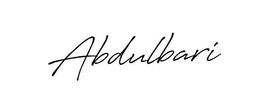 Also we have Abdulbari name is the best signature style. Create professional handwritten signature collection using Antro_Vectra_Bolder autograph style. Abdulbari signature style 7 images and pictures png