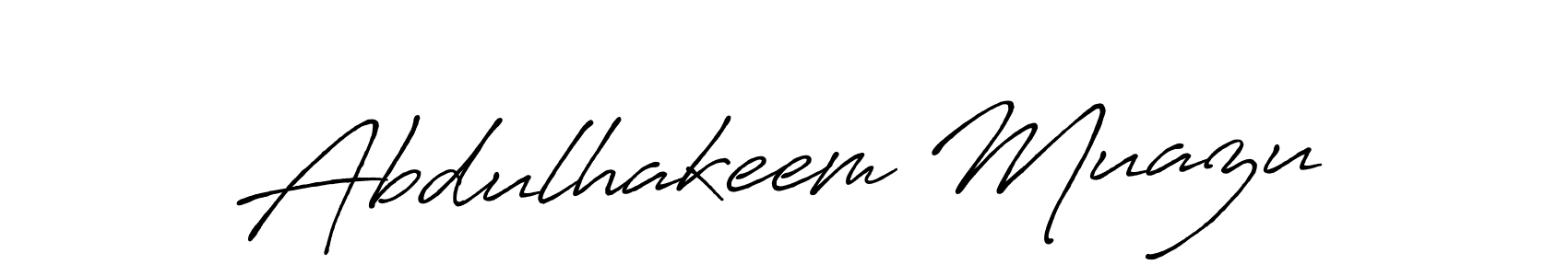 Also we have Abdulhakeem Muazu name is the best signature style. Create professional handwritten signature collection using Antro_Vectra_Bolder autograph style. Abdulhakeem Muazu signature style 7 images and pictures png