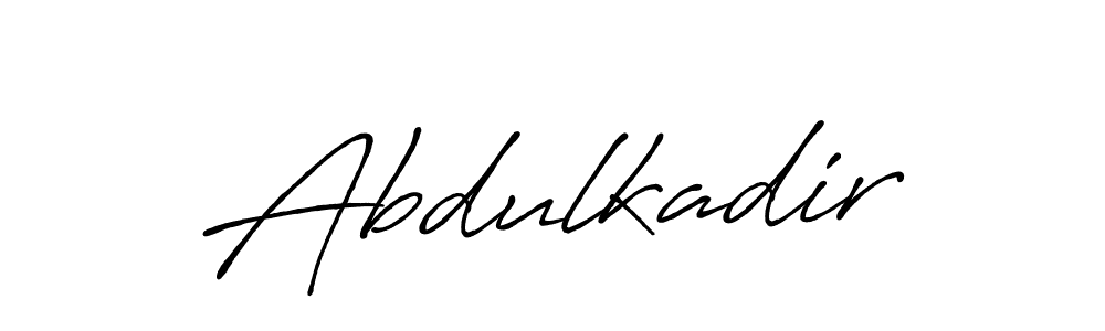 Use a signature maker to create a handwritten signature online. With this signature software, you can design (Antro_Vectra_Bolder) your own signature for name Abdulkadir. Abdulkadir signature style 7 images and pictures png