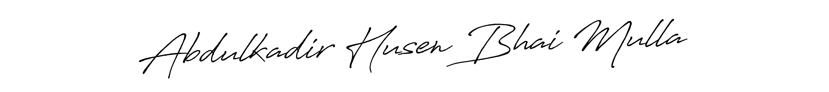 It looks lik you need a new signature style for name Abdulkadir Husen Bhai Mulla. Design unique handwritten (Antro_Vectra_Bolder) signature with our free signature maker in just a few clicks. Abdulkadir Husen Bhai Mulla signature style 7 images and pictures png