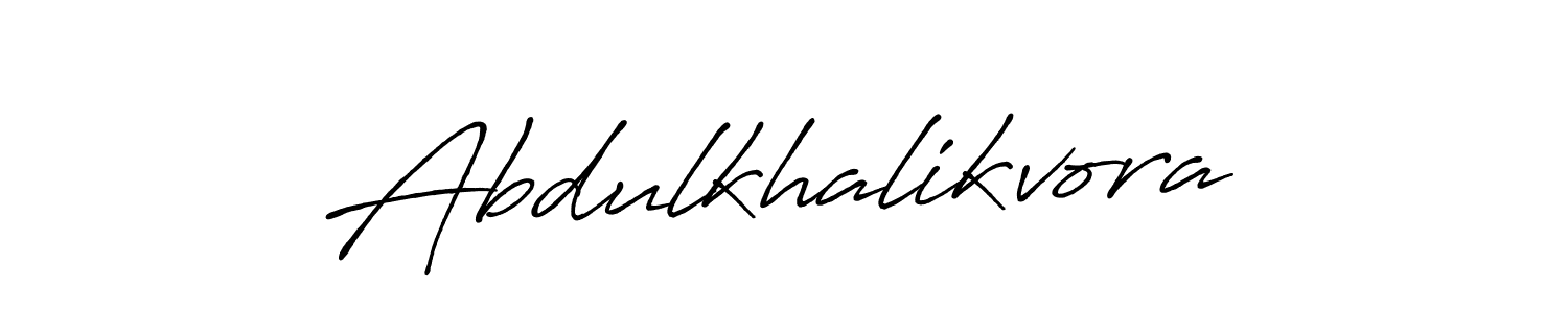 Also we have Abdulkhalikvora name is the best signature style. Create professional handwritten signature collection using Antro_Vectra_Bolder autograph style. Abdulkhalikvora signature style 7 images and pictures png