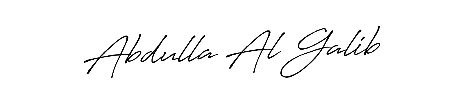 Abdulla Al Galib stylish signature style. Best Handwritten Sign (Antro_Vectra_Bolder) for my name. Handwritten Signature Collection Ideas for my name Abdulla Al Galib. Abdulla Al Galib signature style 7 images and pictures png
