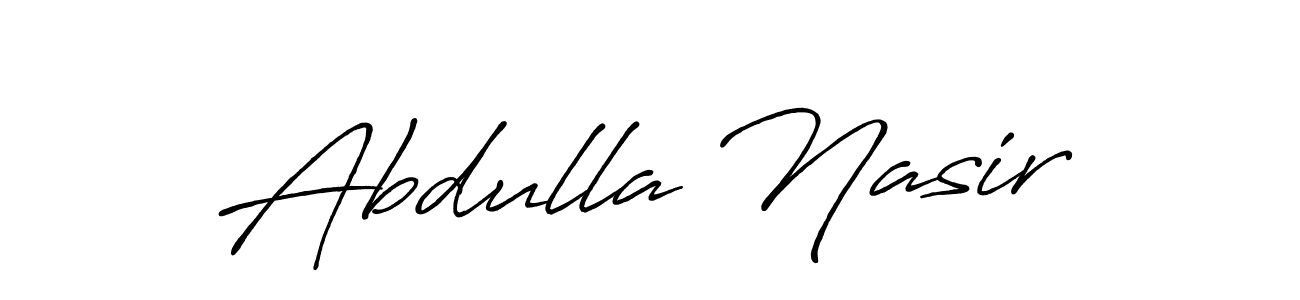 Antro_Vectra_Bolder is a professional signature style that is perfect for those who want to add a touch of class to their signature. It is also a great choice for those who want to make their signature more unique. Get Abdulla Nasir name to fancy signature for free. Abdulla Nasir signature style 7 images and pictures png