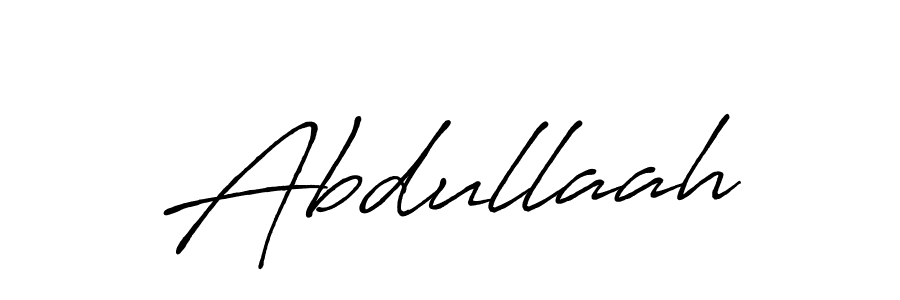 How to make Abdullaah name signature. Use Antro_Vectra_Bolder style for creating short signs online. This is the latest handwritten sign. Abdullaah signature style 7 images and pictures png
