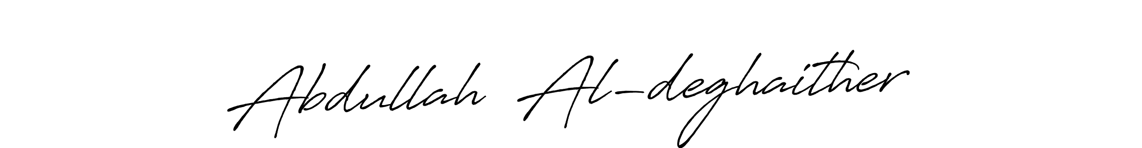 It looks lik you need a new signature style for name Abdullah  Al-deghaither. Design unique handwritten (Antro_Vectra_Bolder) signature with our free signature maker in just a few clicks. Abdullah  Al-deghaither signature style 7 images and pictures png