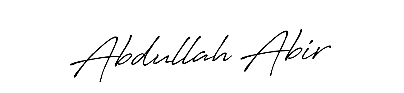 You can use this online signature creator to create a handwritten signature for the name Abdullah Abir. This is the best online autograph maker. Abdullah Abir signature style 7 images and pictures png