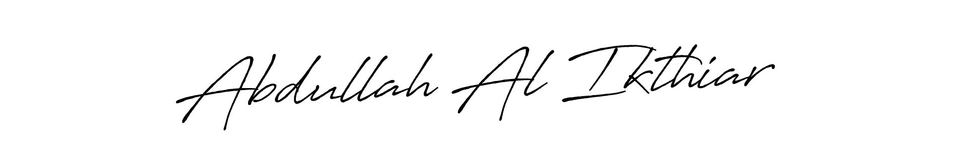 Also we have Abdullah Al Ikthiar name is the best signature style. Create professional handwritten signature collection using Antro_Vectra_Bolder autograph style. Abdullah Al Ikthiar signature style 7 images and pictures png