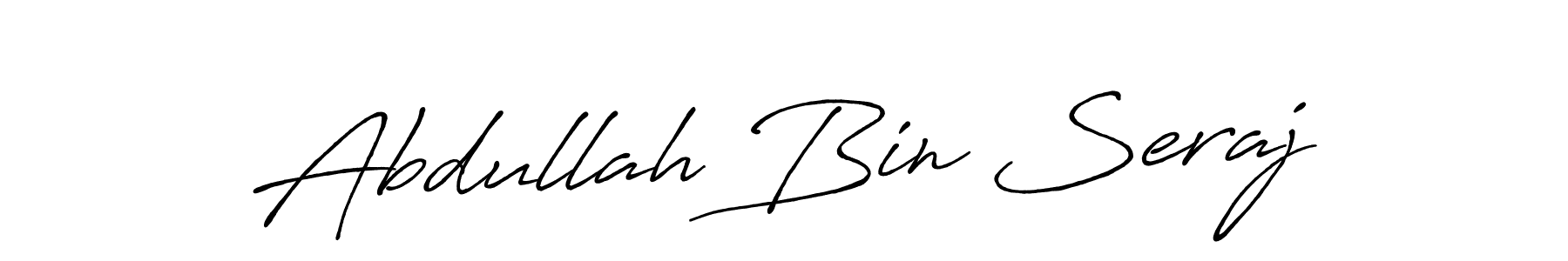 The best way (Antro_Vectra_Bolder) to make a short signature is to pick only two or three words in your name. The name Abdullah Bin Seraj include a total of six letters. For converting this name. Abdullah Bin Seraj signature style 7 images and pictures png