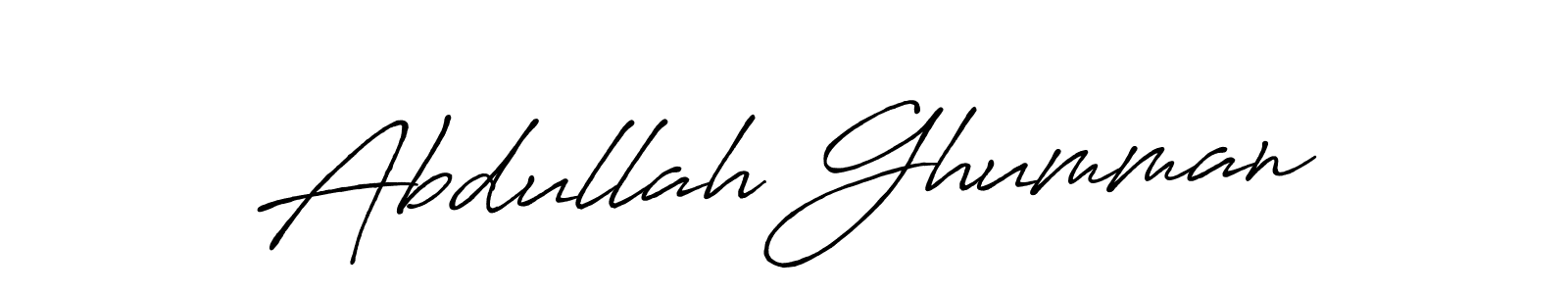 Use a signature maker to create a handwritten signature online. With this signature software, you can design (Antro_Vectra_Bolder) your own signature for name Abdullah Ghumman. Abdullah Ghumman signature style 7 images and pictures png