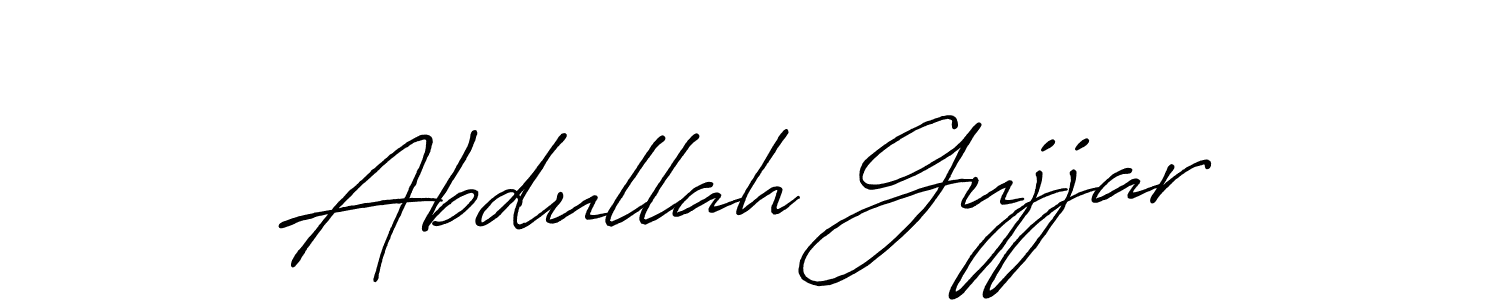 Also we have Abdullah Gujjar name is the best signature style. Create professional handwritten signature collection using Antro_Vectra_Bolder autograph style. Abdullah Gujjar signature style 7 images and pictures png