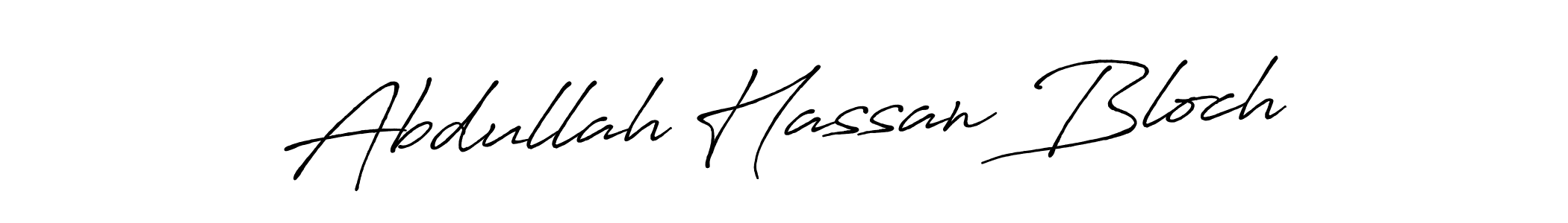 How to make Abdullah Hassan Bloch signature? Antro_Vectra_Bolder is a professional autograph style. Create handwritten signature for Abdullah Hassan Bloch name. Abdullah Hassan Bloch signature style 7 images and pictures png