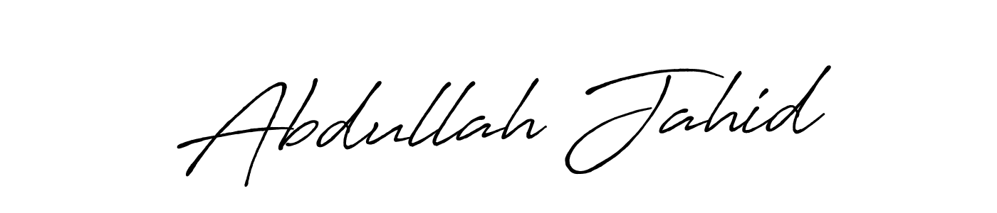 Antro_Vectra_Bolder is a professional signature style that is perfect for those who want to add a touch of class to their signature. It is also a great choice for those who want to make their signature more unique. Get Abdullah Jahid name to fancy signature for free. Abdullah Jahid signature style 7 images and pictures png