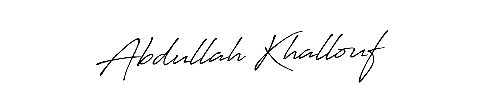 if you are searching for the best signature style for your name Abdullah Khallouf. so please give up your signature search. here we have designed multiple signature styles  using Antro_Vectra_Bolder. Abdullah Khallouf signature style 7 images and pictures png