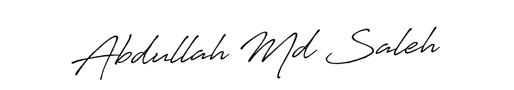 Also You can easily find your signature by using the search form. We will create Abdullah Md Saleh name handwritten signature images for you free of cost using Antro_Vectra_Bolder sign style. Abdullah Md Saleh signature style 7 images and pictures png