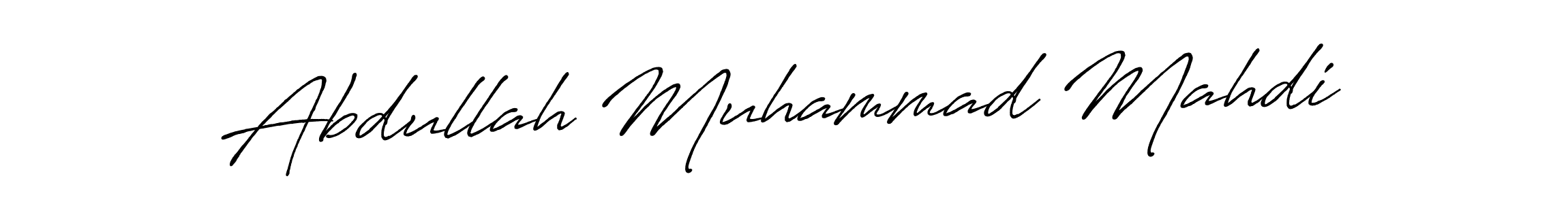 Similarly Antro_Vectra_Bolder is the best handwritten signature design. Signature creator online .You can use it as an online autograph creator for name Abdullah Muhammad Mahdi. Abdullah Muhammad Mahdi signature style 7 images and pictures png