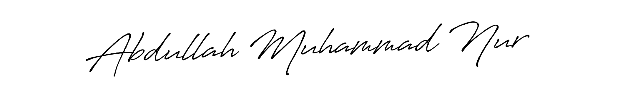 Make a short Abdullah Muhammad Nur signature style. Manage your documents anywhere anytime using Antro_Vectra_Bolder. Create and add eSignatures, submit forms, share and send files easily. Abdullah Muhammad Nur signature style 7 images and pictures png