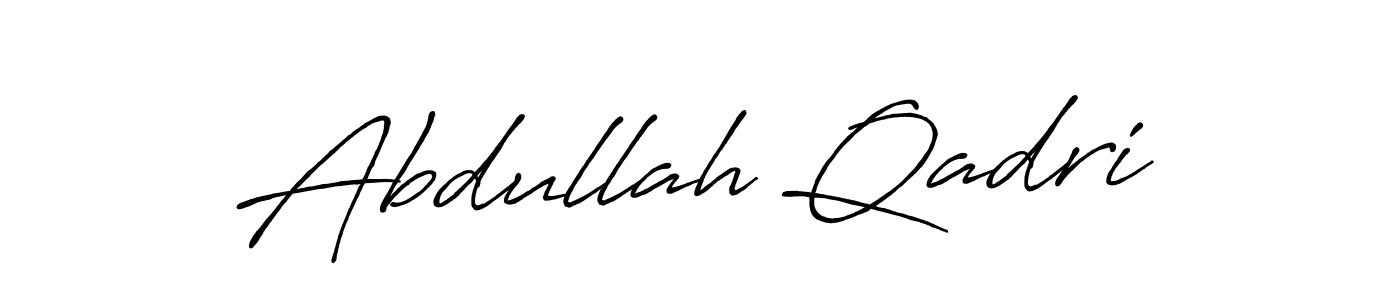 Antro_Vectra_Bolder is a professional signature style that is perfect for those who want to add a touch of class to their signature. It is also a great choice for those who want to make their signature more unique. Get Abdullah Qadri name to fancy signature for free. Abdullah Qadri signature style 7 images and pictures png